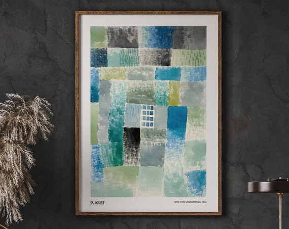 Paul Klee Poster One Who Understands 1934 Artwork Modernism Cubism Surrealist Art Print