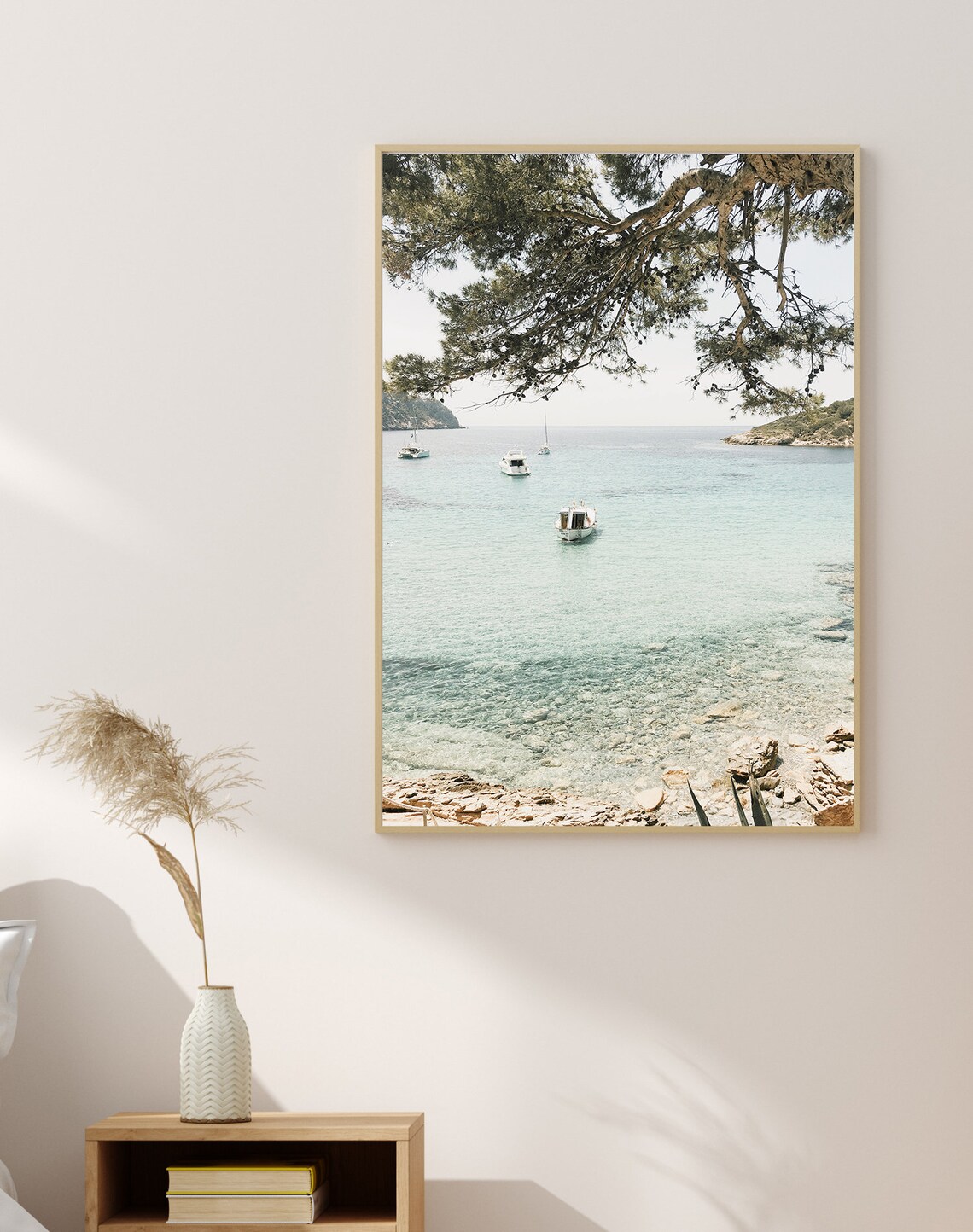 Capri Amalfi Coast Italy Travel Poster, Coastal View - Image 3