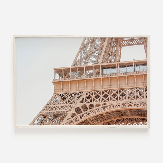 Eiffel Tower Wall Art Paris Print Eiffel Tower Photography Paris Aesthetic French Decor Paris Architecture