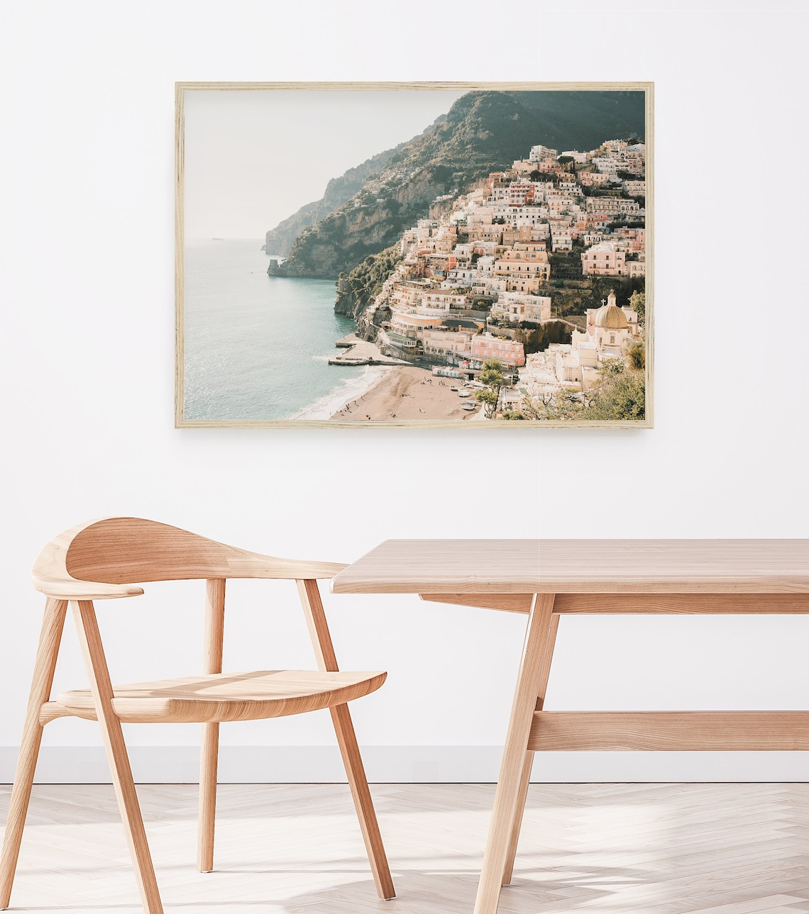 Positano Wall Art, Amalfi Coast Travel Poster - Image 2