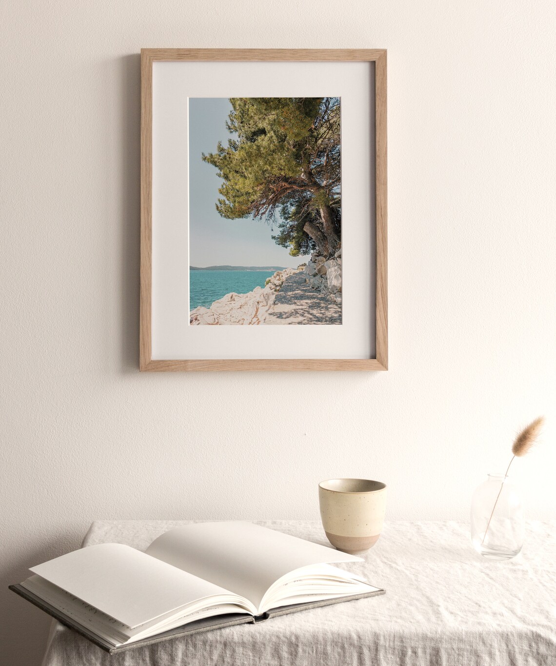 Kvarner Gulf Croatia Aleppo Pine Coastal Art Print - Image 2