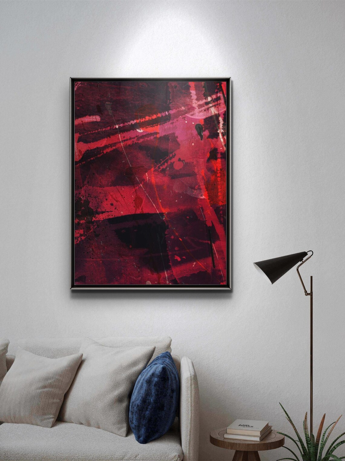 Synchronicity Abstract Nature Geometric Painting