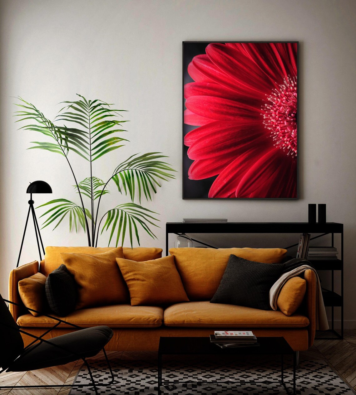 Gerbera Daisy, Intricate Petal Details Art Print - Image 3