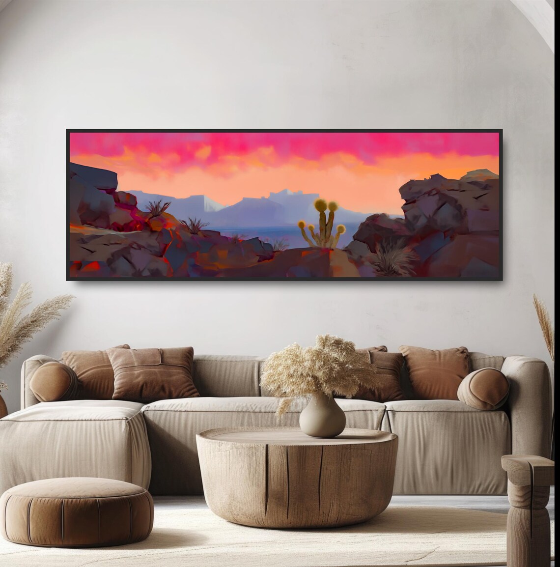Desert Mountain Sunset, Modern Southwest Art Print - Image 5
