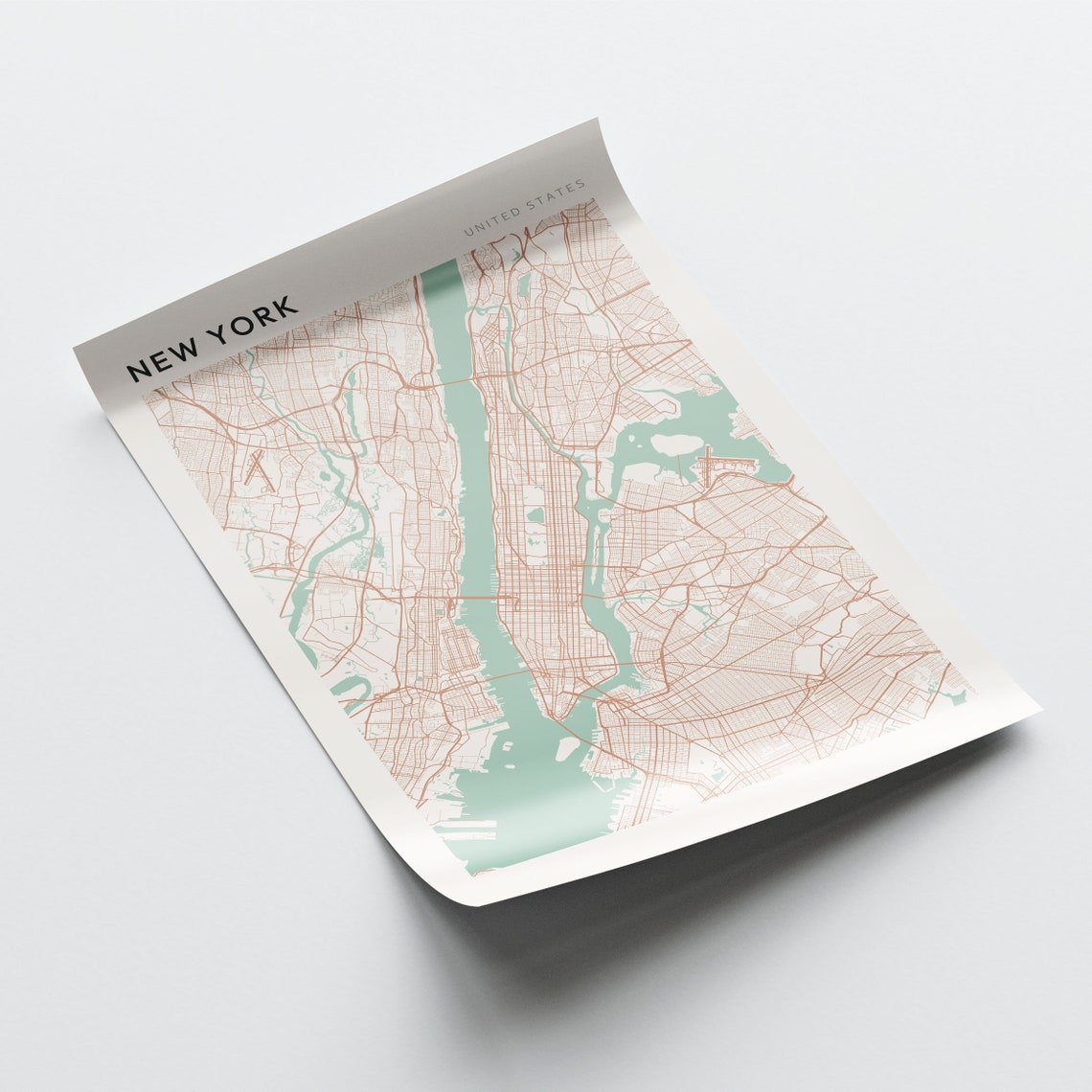 New York Map Poster New York Wall Art New York City Map New York Poster New York Print New York Travel New York Usa New York Map - Image 2