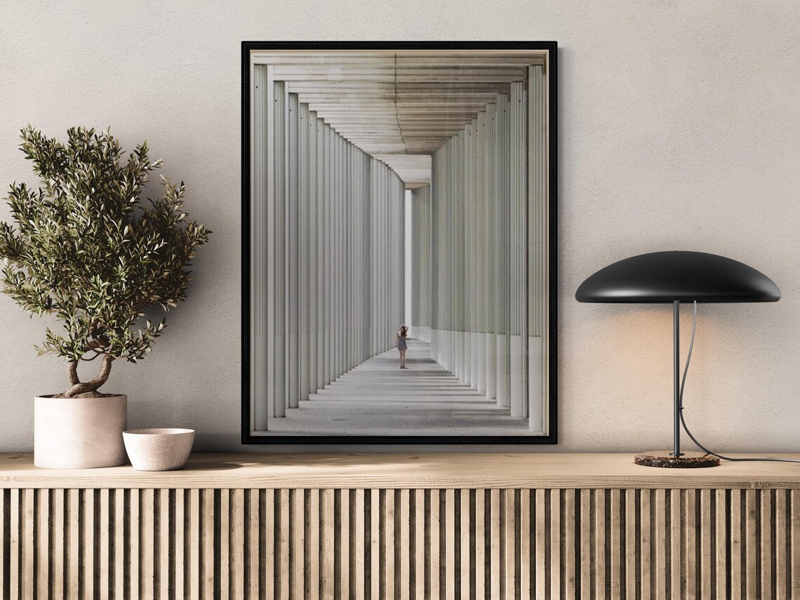 Modern Light Architectural Wall Art for Office