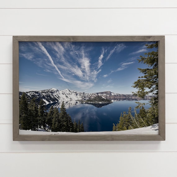 Crater Lake Oregon Nature Photography Art Print