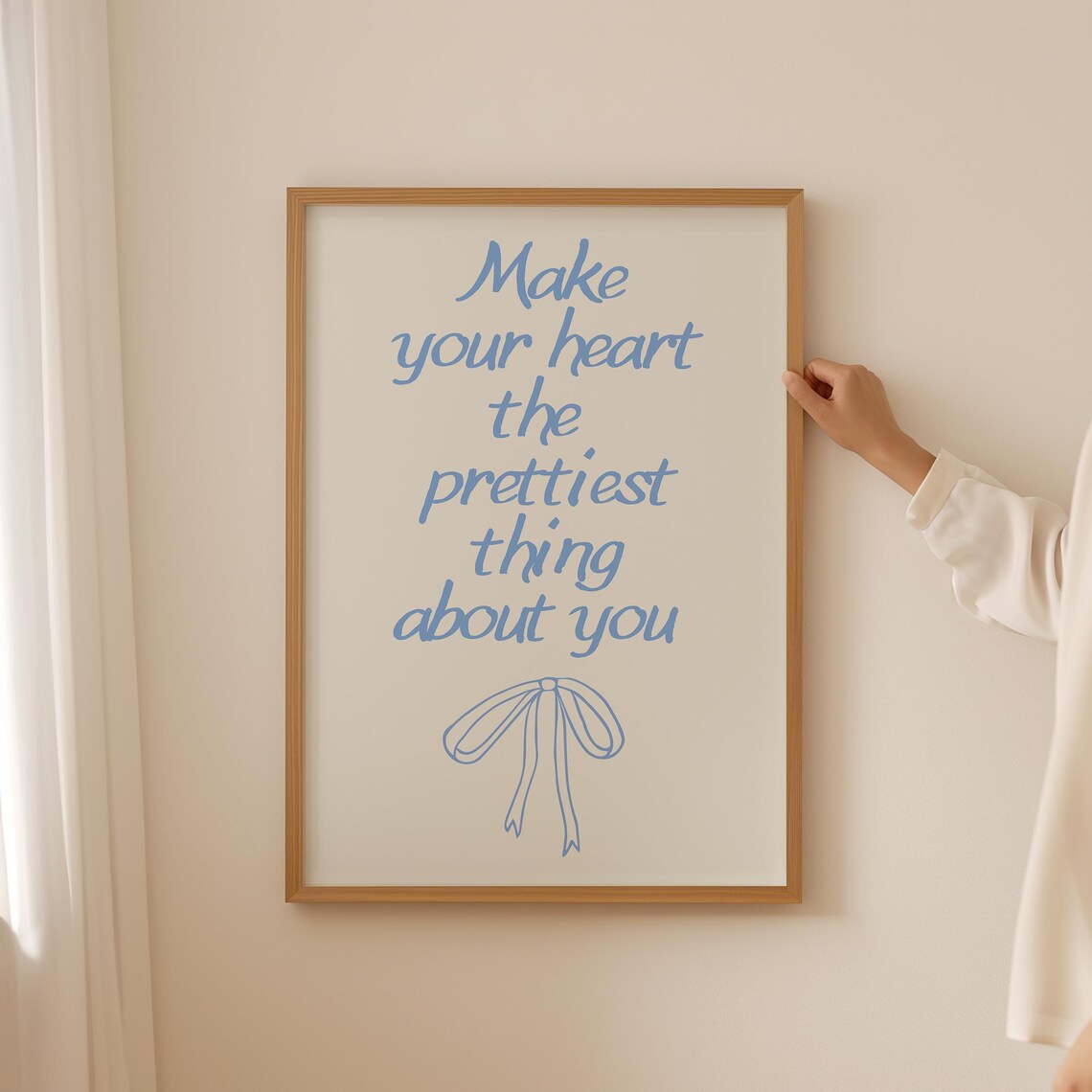 Make Your Heart the Prettiest Thing Quote Print - Image 2