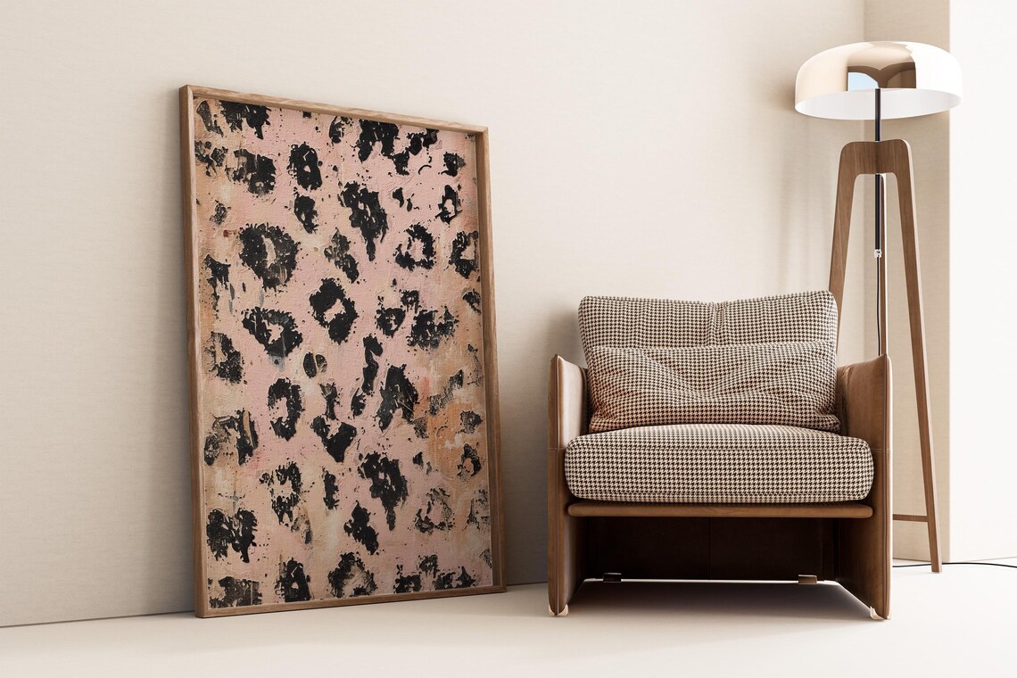 Leopard Pattern Cheetah Textured Wall Art - Image 5