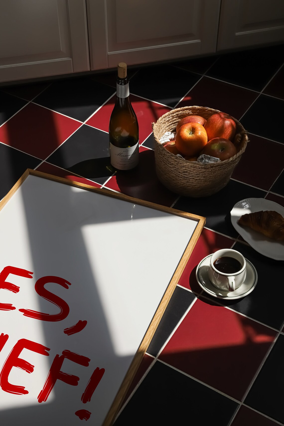 Yes Chef Aesthetic Kitchen Art Print, Modern - Image 3