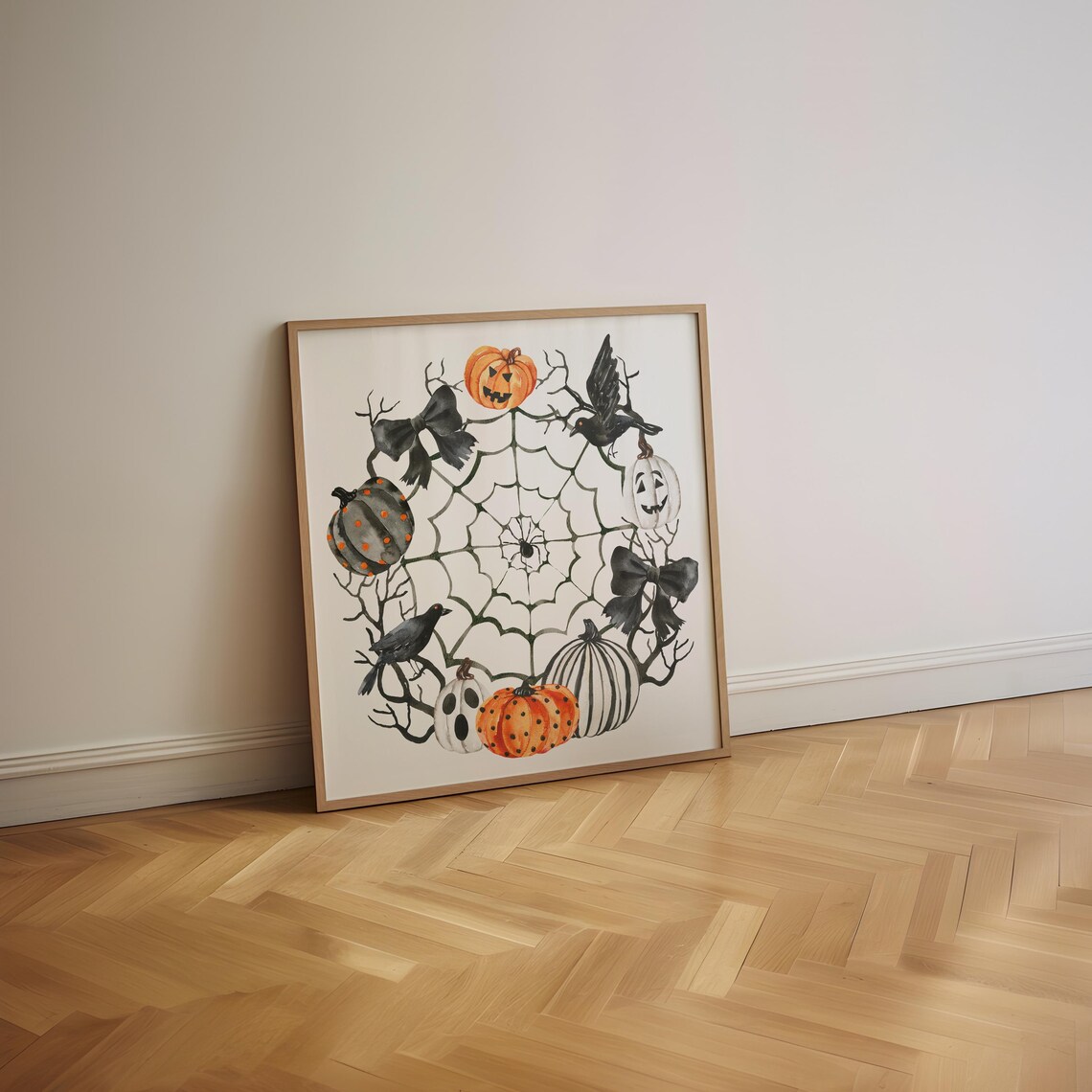Spider Web Print Coquette Halloween Prints Halloween Printables Cute Halloween Decor Vintage Halloween Wall Art - Image 3