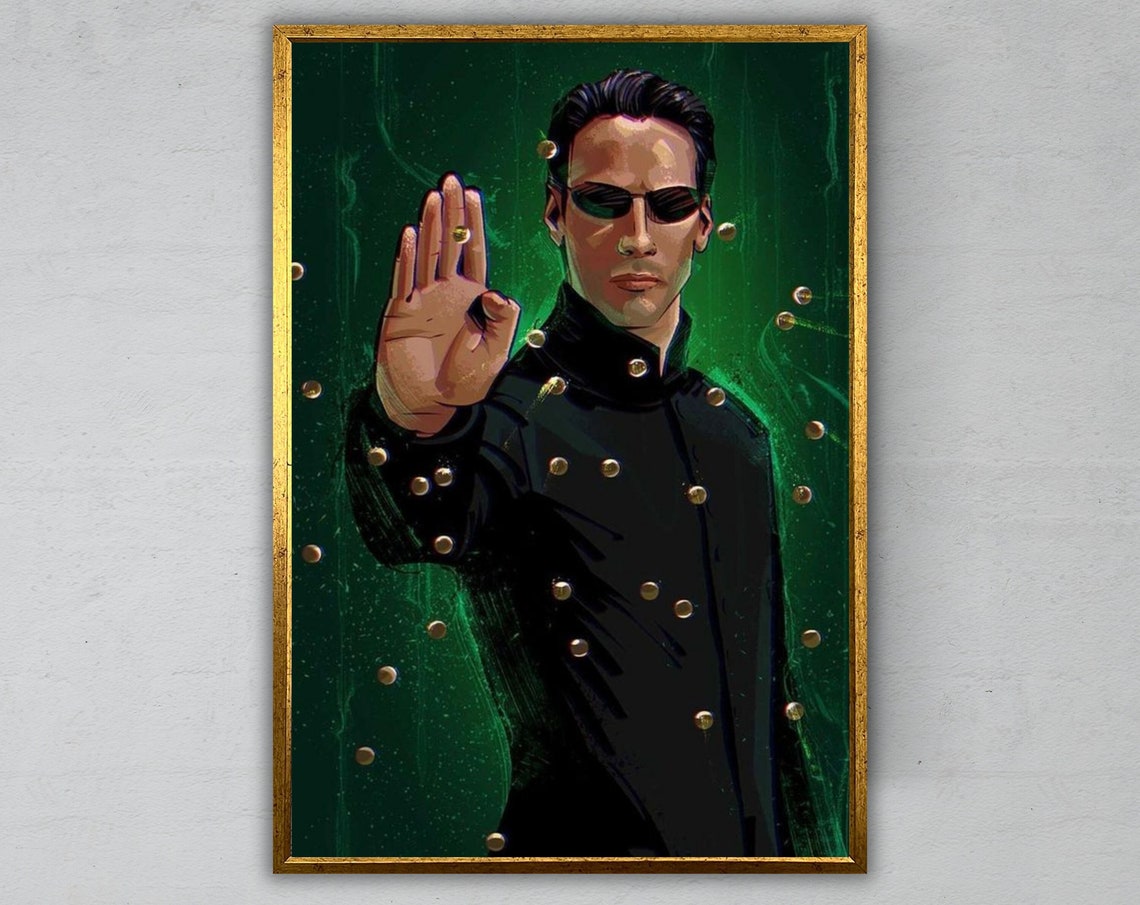 Matrix Abstract Modern Art Print