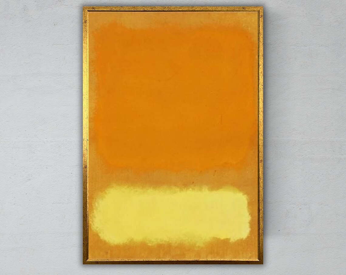 Mark Rothko Abstract Artwork, Wall Art Print