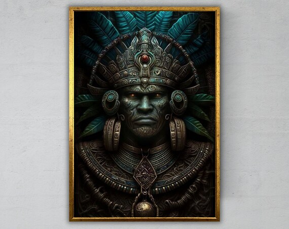 Aztec Warrior, Gift for Warrior Enthusiasts