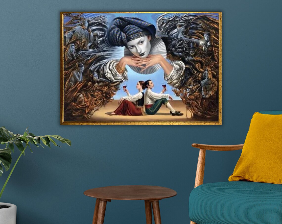 Mikhail Khokhlachev Surreal Abstract Painting