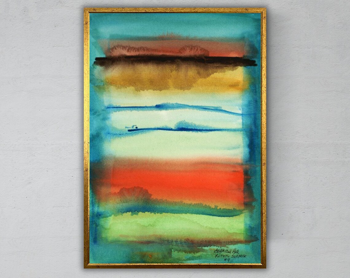 Mark Rothko Abstract Artwork, Modern Home Decor