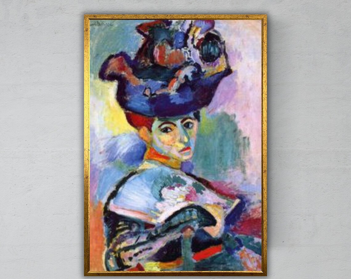 Abstract Henri Matisse Art Print, Gallery Style