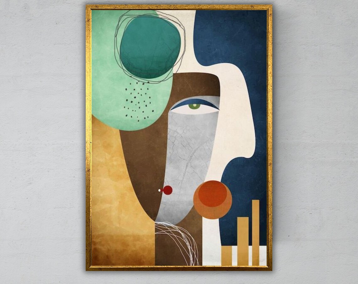 Abstract Art Print, Modern Home Decor