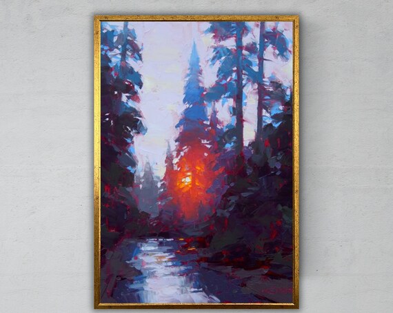 Forest Landscape, Nature Decor