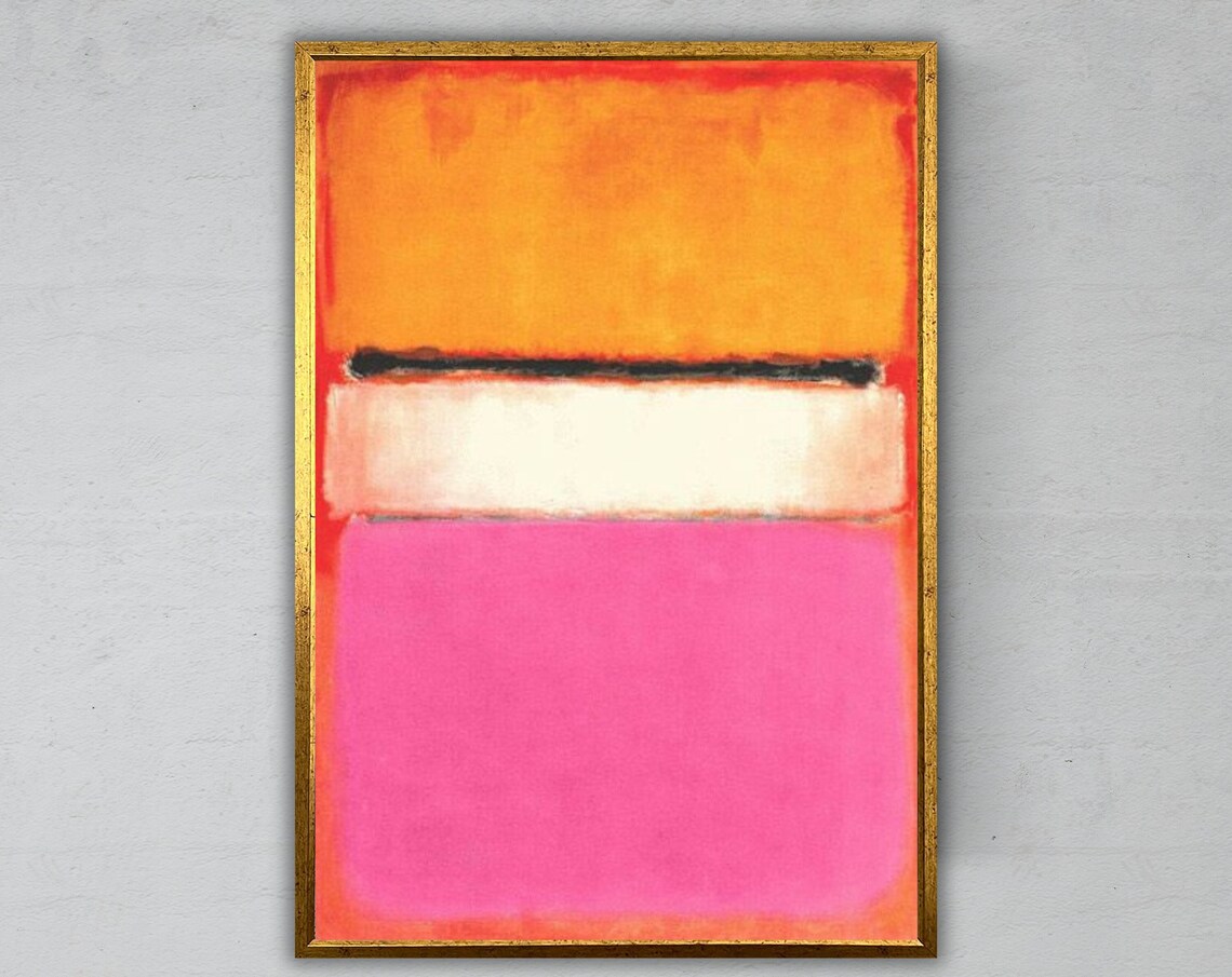 Mark Rothko Abstract Modern Wall Art Print