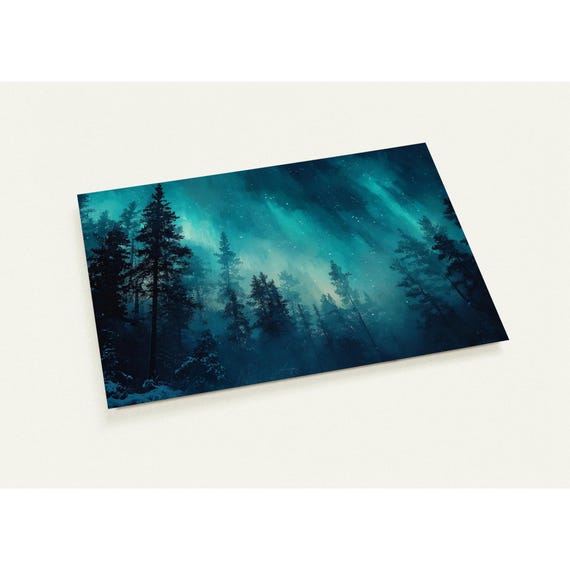 Christmas Postcard Pack Elegant Holiday Greetings Set Of 10