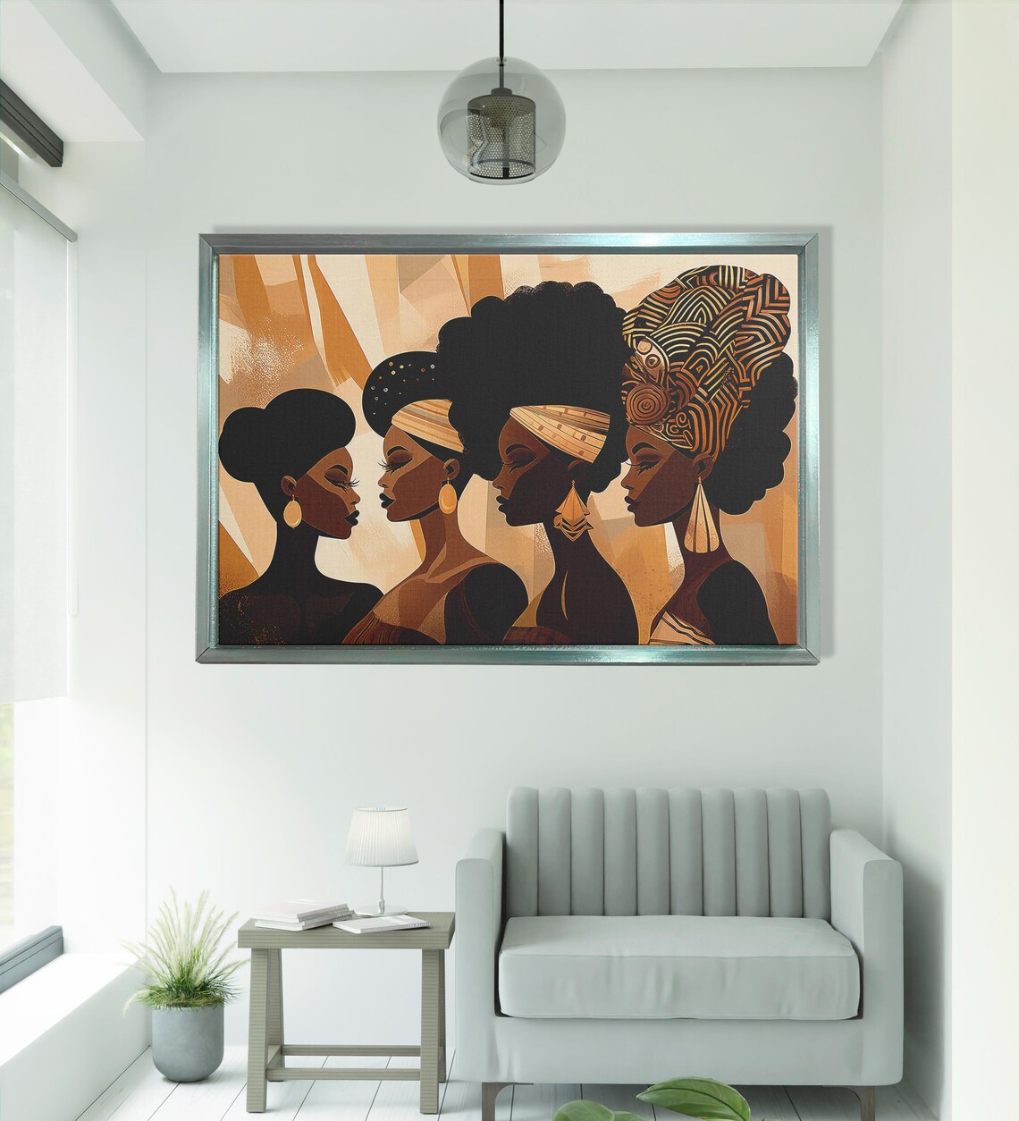 African Woman, Modern Artwork Wall Art Print - Image 4