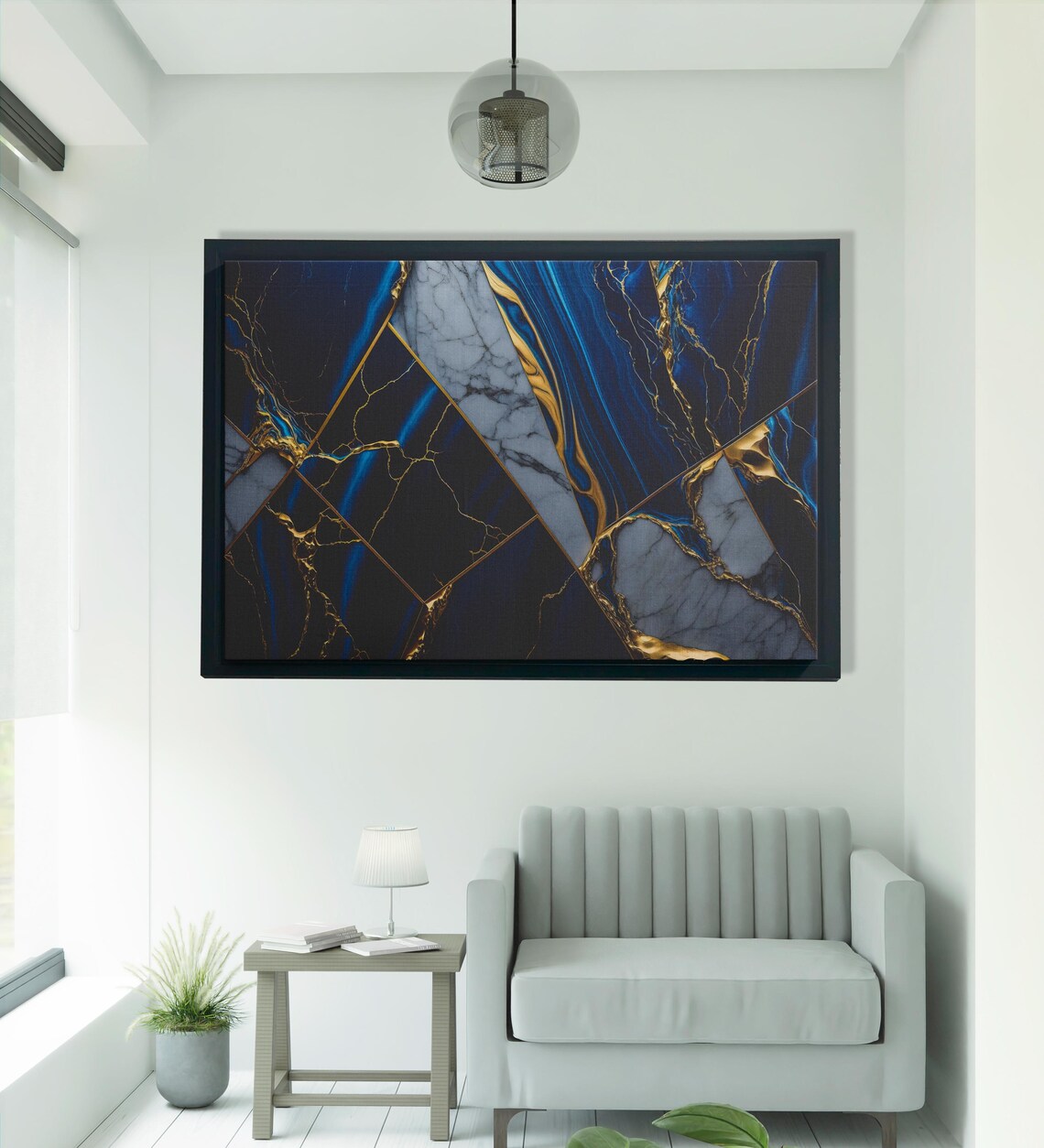 Abstract Marble Pattern, Modern Wall Art Print - Image 3