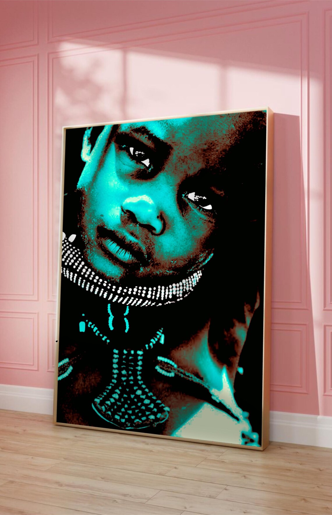 African Abstract Wall Art Print