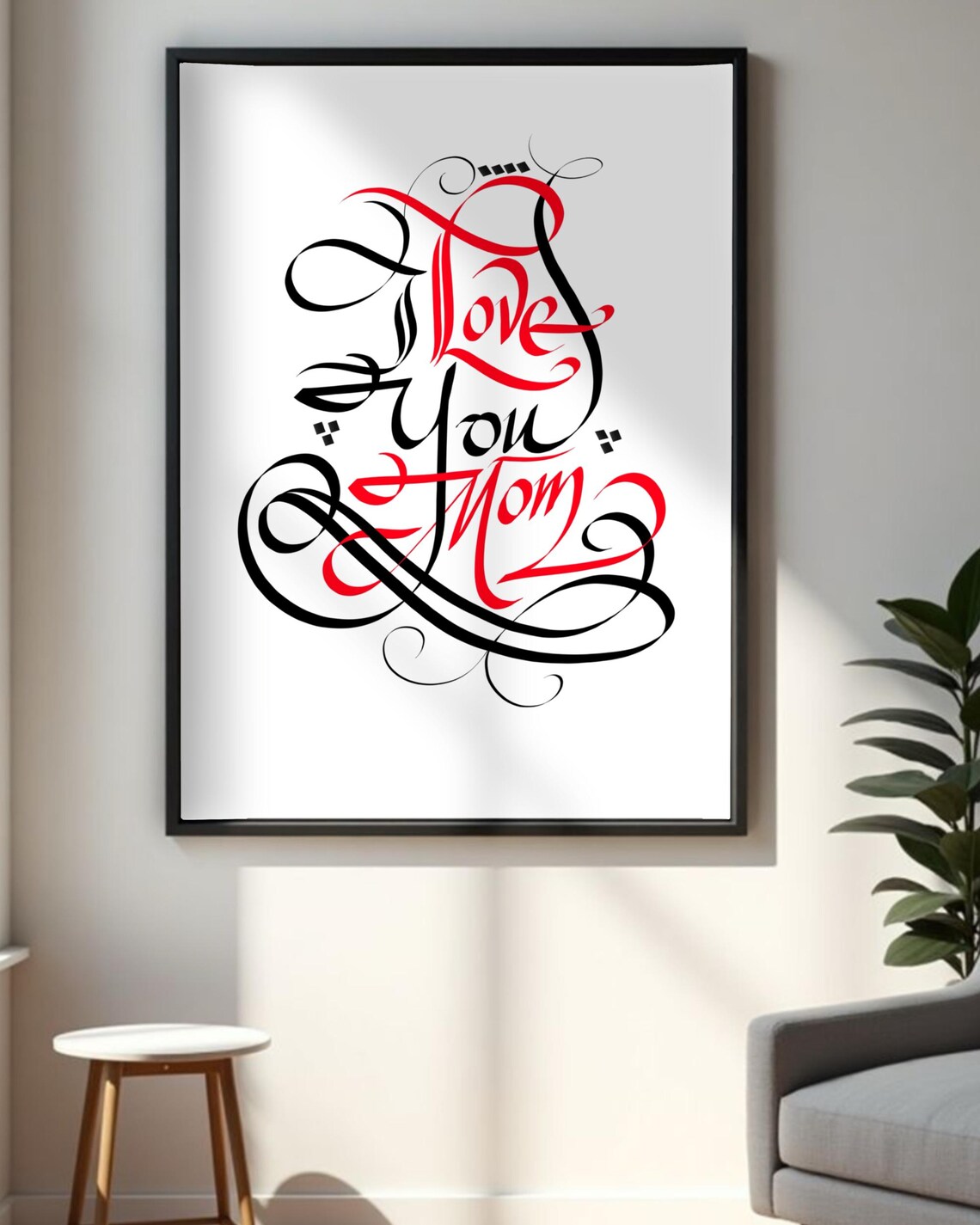 Custom Calligraphy Personalized Gift Wall Decor - Image 3