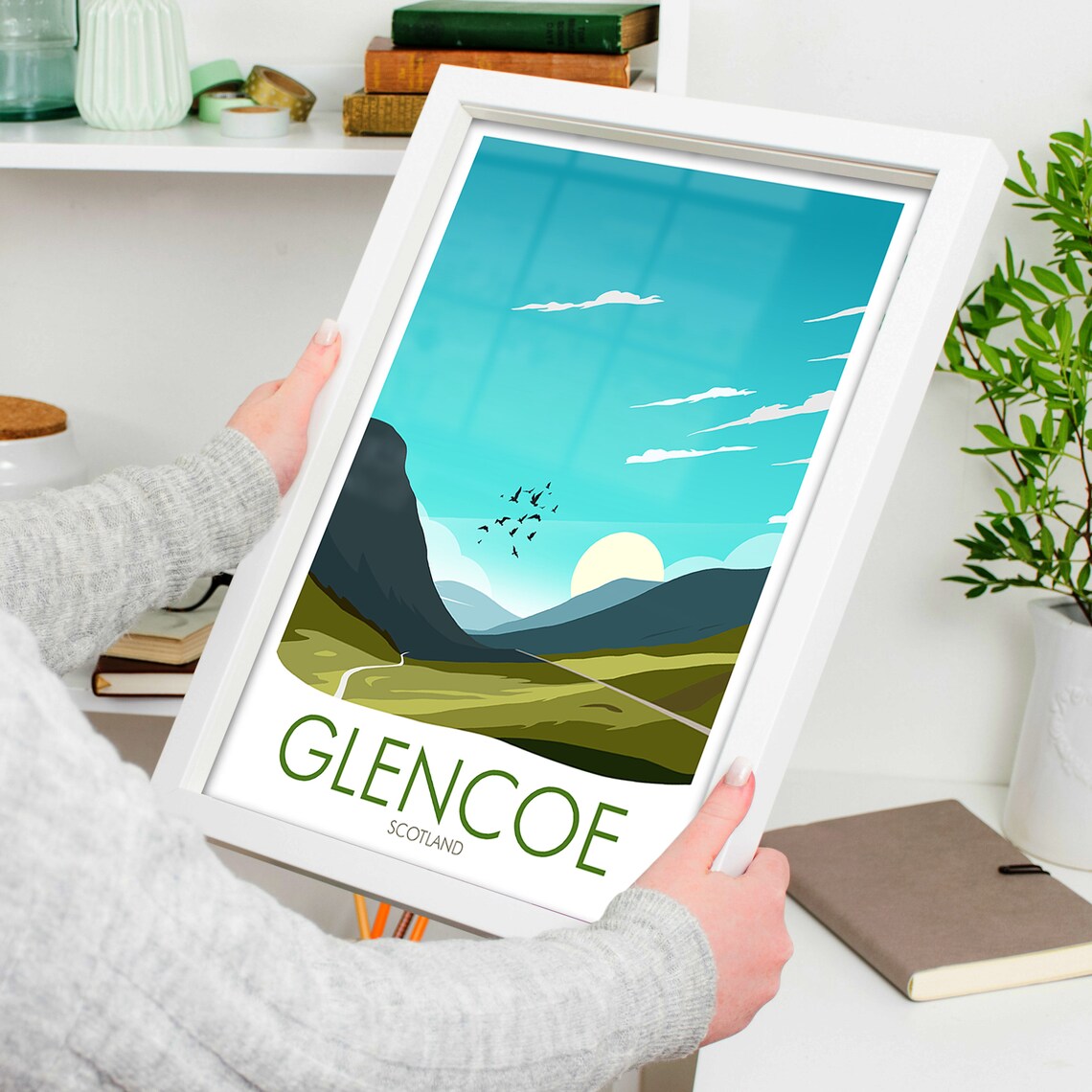 Glencoe Travel Print, Scenic Place Poster - Image 4