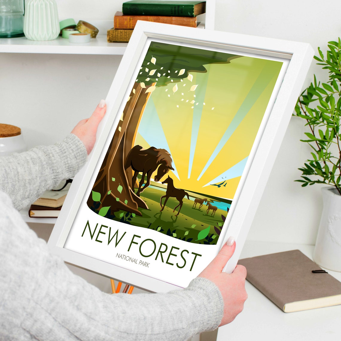 New Forest Art Print, Nature Landscape - Image 4