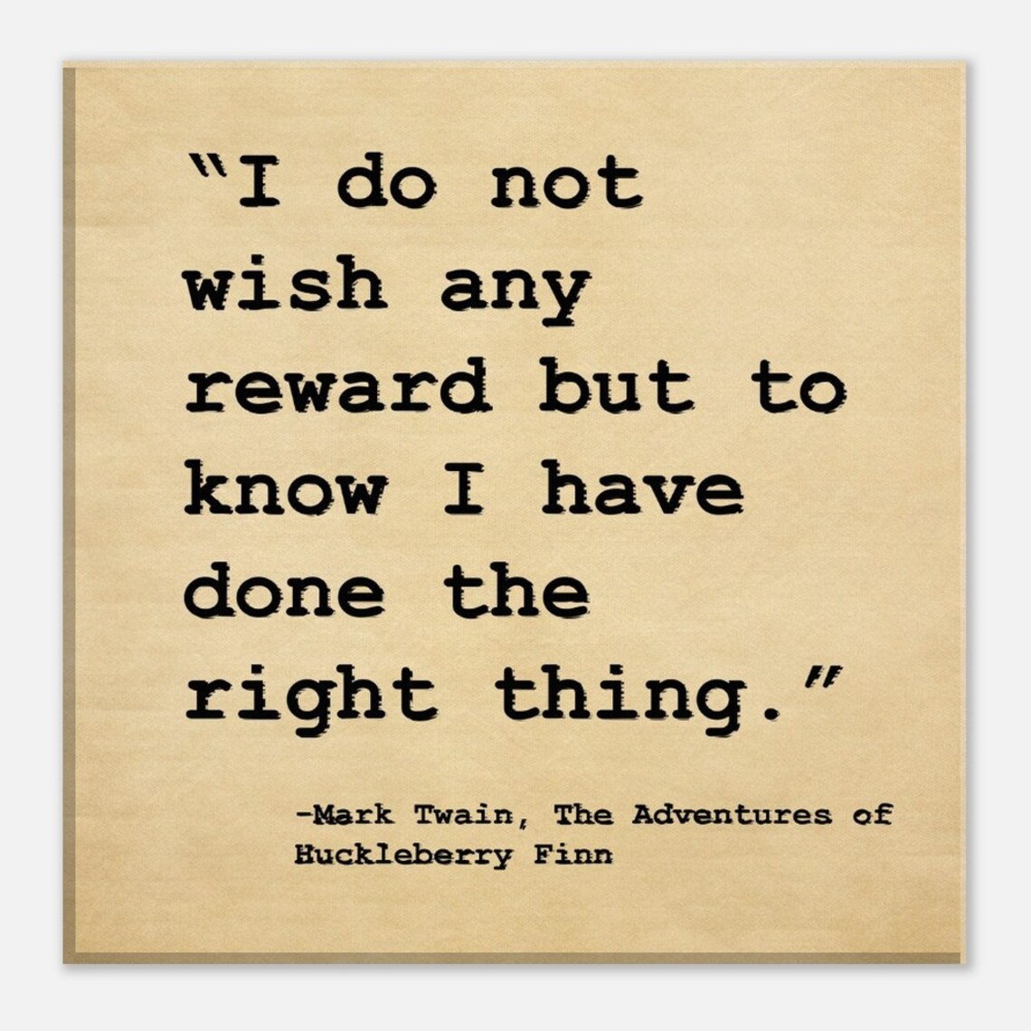 Mark Twain Huckleberry Finn Inspirational Quote Art Print - Image 4