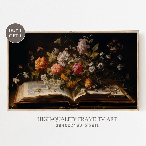 Dark Academia Botanical Gothic Wall Art Print