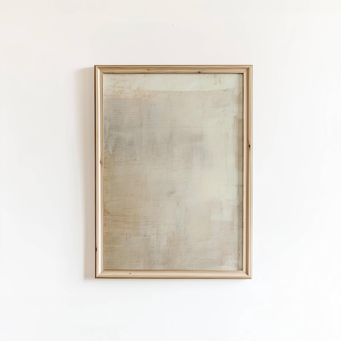 Neutral Abstract Textured Painting, Scandinavian Decor