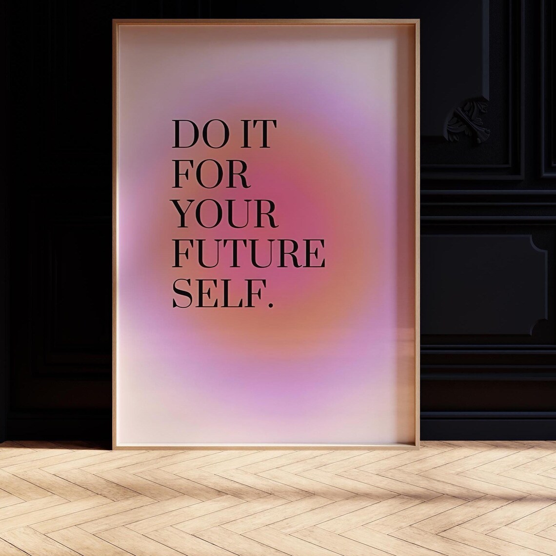 Do It For Your Future Self, Motivational Art Print - Image 3