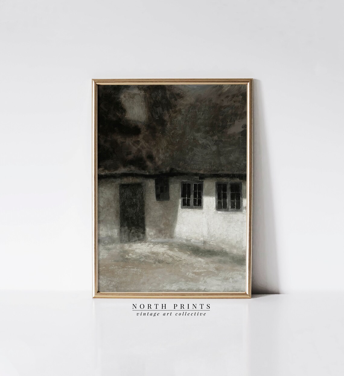Vintage Modern Farmhouse Country Cottage Art Print