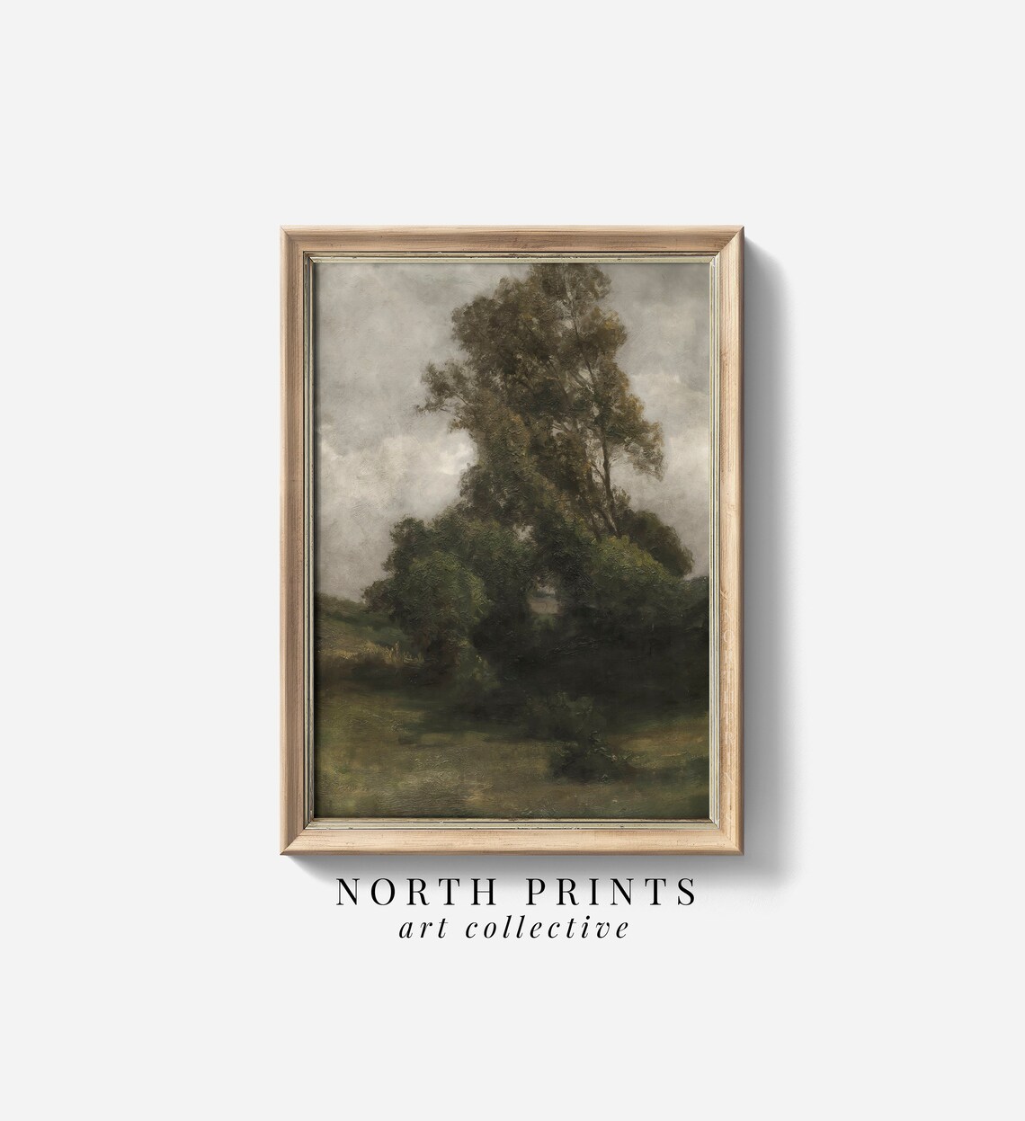Moody Vintage Summer Countryside Art Print