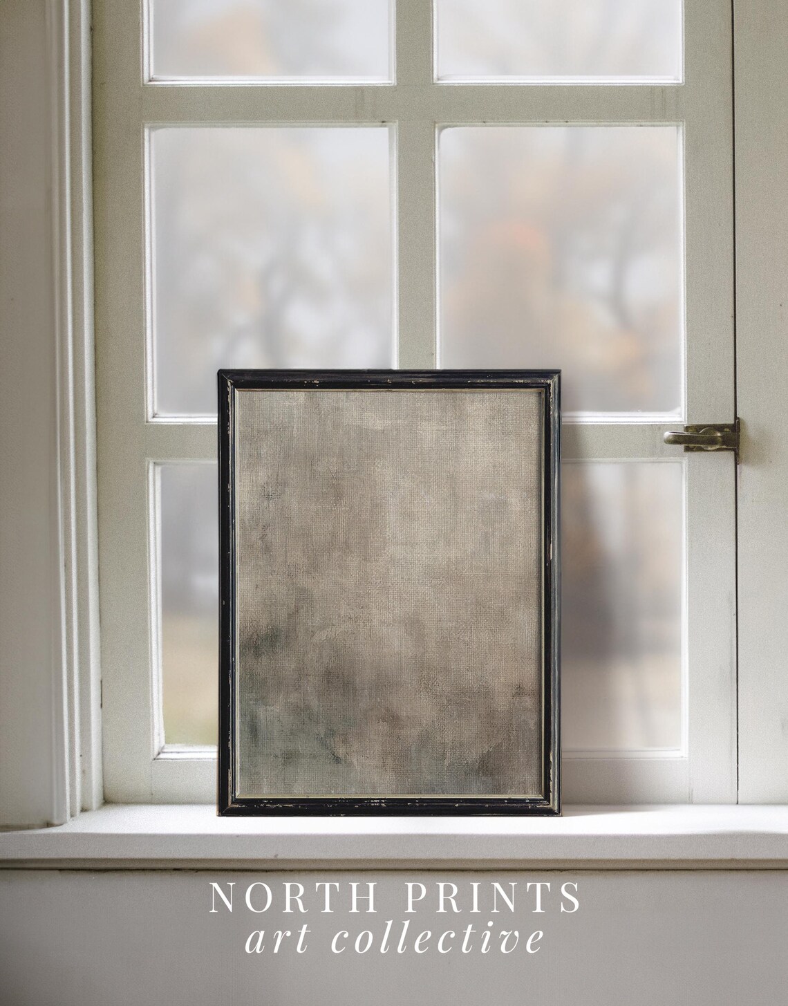Modern Earthy Abstract Painting Art Print - Image 2