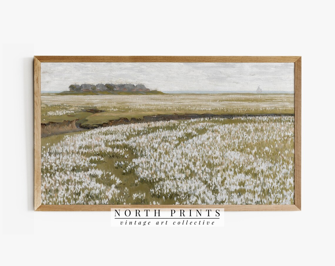 Spring Vintage Landscape Paintings Art Print Bundle - Image 2