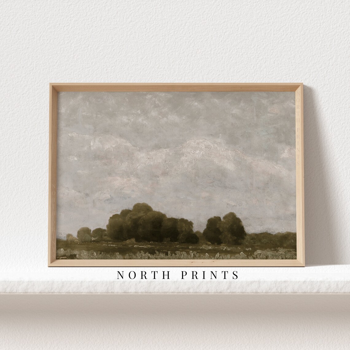 Country Landscape Oil Painting Wall Art Print - Image 4