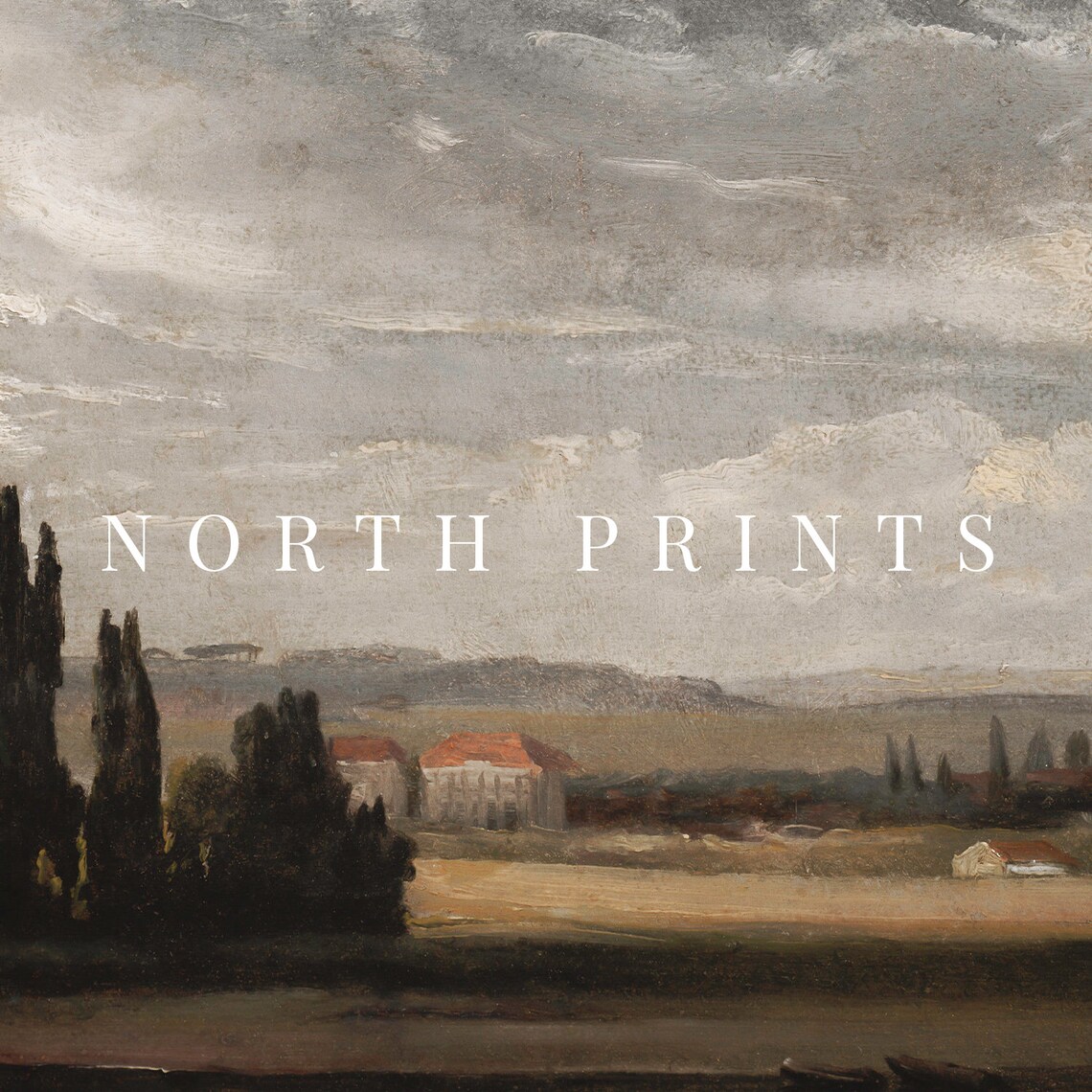 European Landscape Vintage Moody Art Print - Image 4
