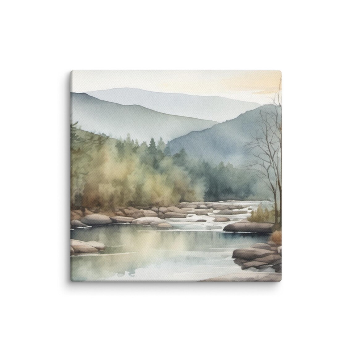 Great Smoky Mountains Watercolor Art Print, North Carolina - Image 6