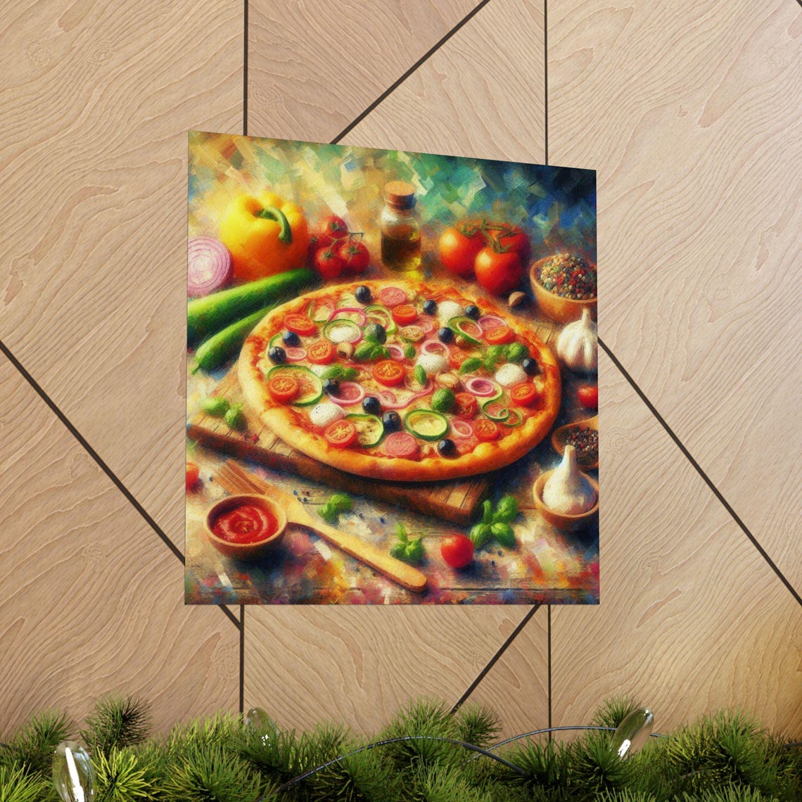 Delicious Colorful Pizza Still Life for the Italian Kitchen Poster - Image 5