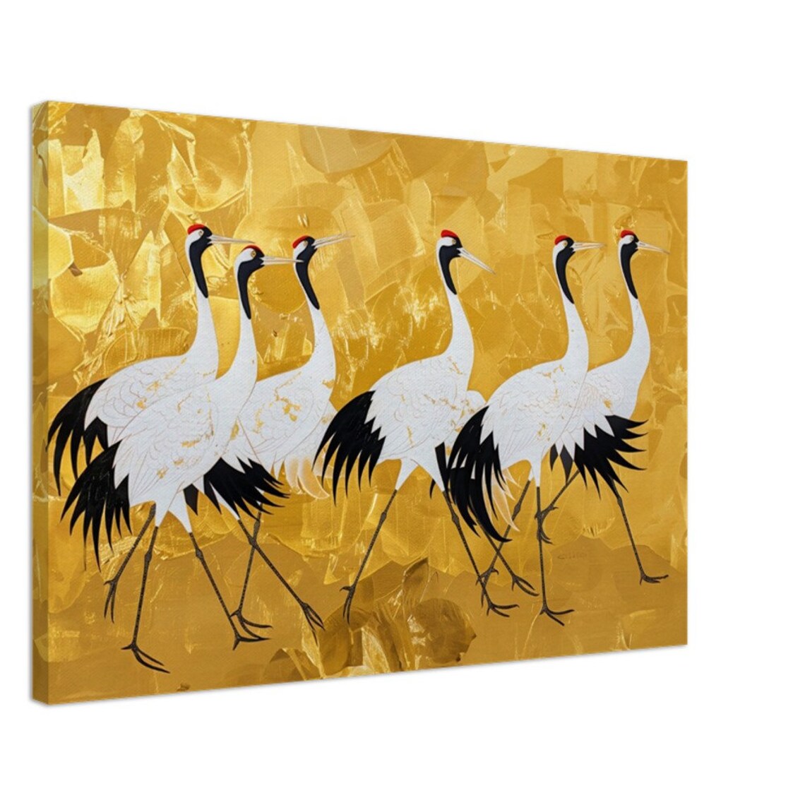 Ogata Korin Cranes, Traditional Japanese Art Print - Image 2