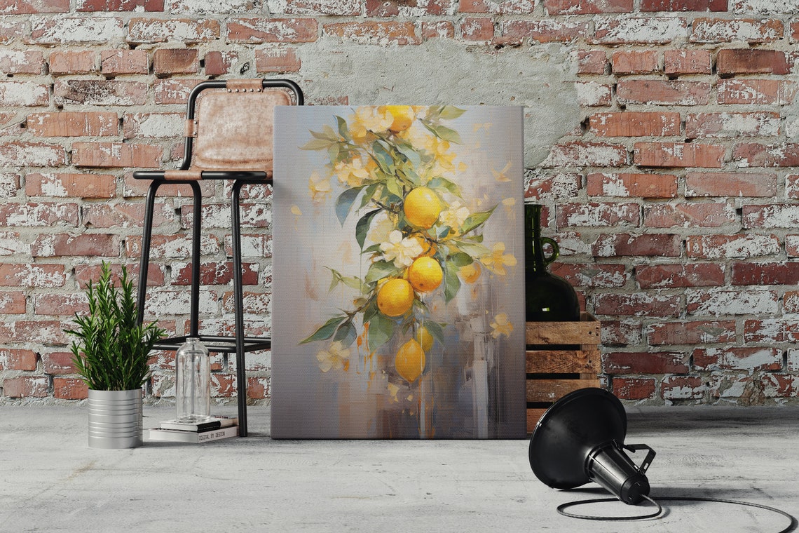 Lemon Tree Contemporary Travel Poster - Image 2