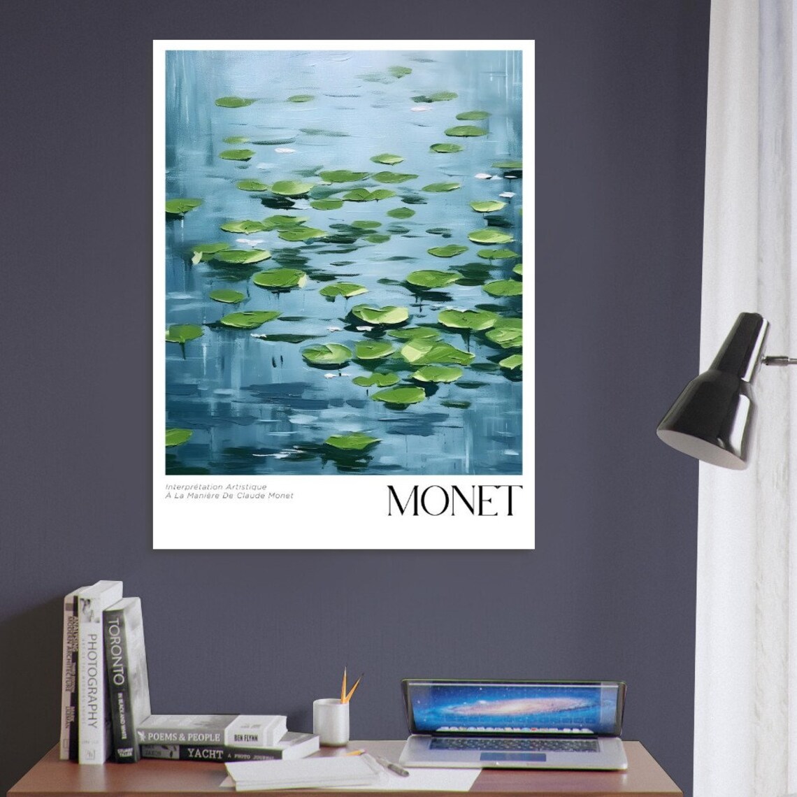 Claude Monet Water Lilies, Museum Poster Print