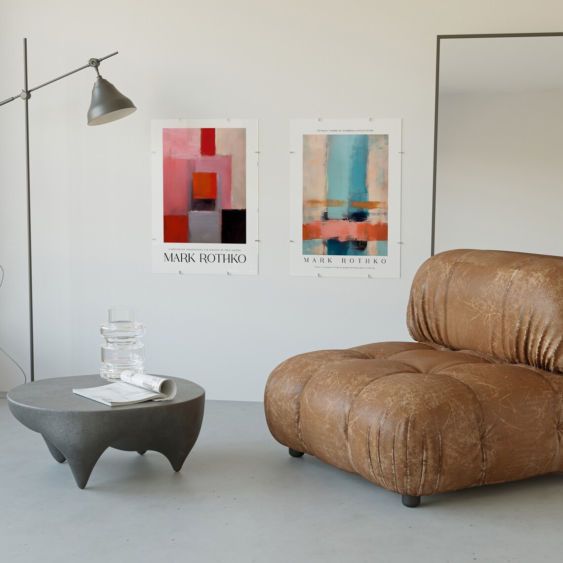 Rothko Exhibition Poster, Abstract Modern Decor - Image 2