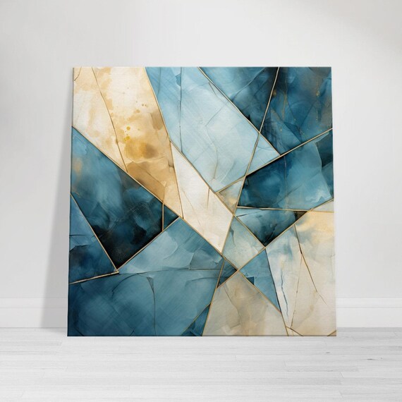 Abstract Stained - Minimalist Travel Poster