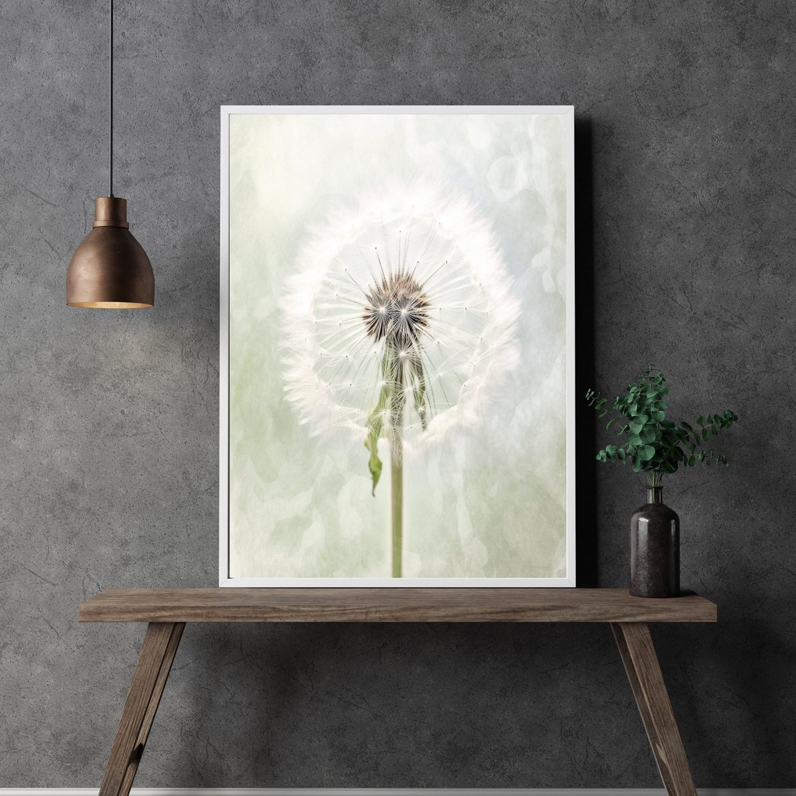 Dandelion Seed Head Soft Macro Dreamy White Botanical Wall Art - Image 3