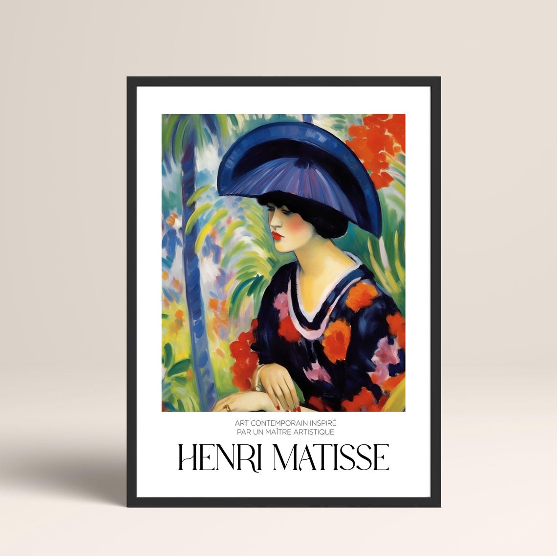 Henry Matisse Exhibition Poster Famous Gallery Wall Art Print Painting Art Print Floral Wall Print Garden Scenery Nature Living Room Art - Image 2
